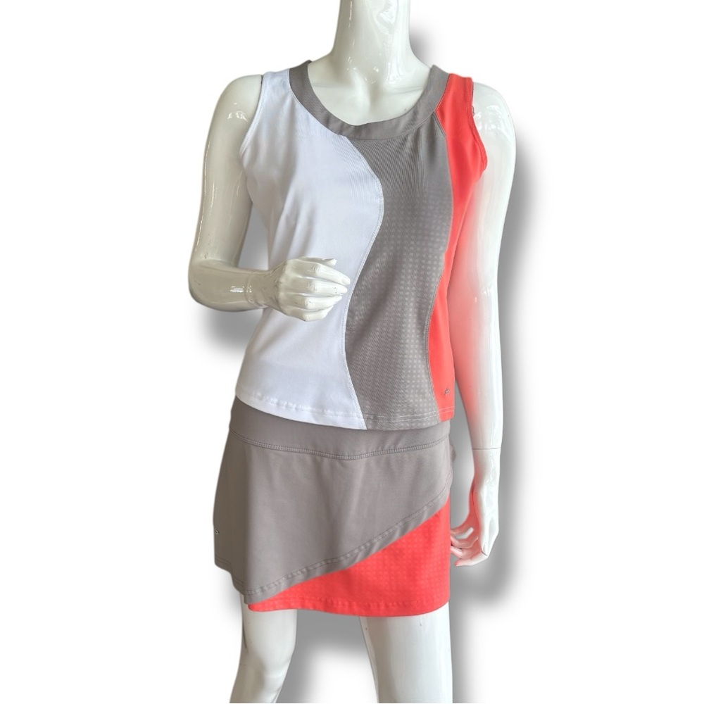 Bollé High Performance 2 Piece Tennis, Pickleball Set Top & Skort. Women’s SZ M